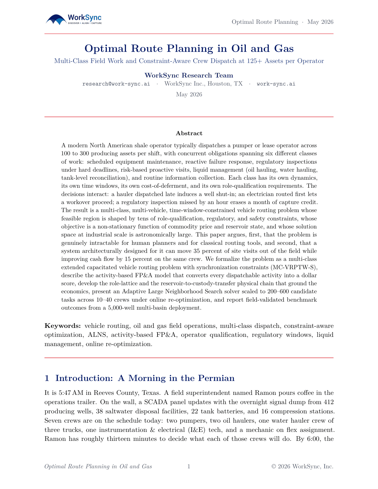 White paper page 2: abstract and introduction