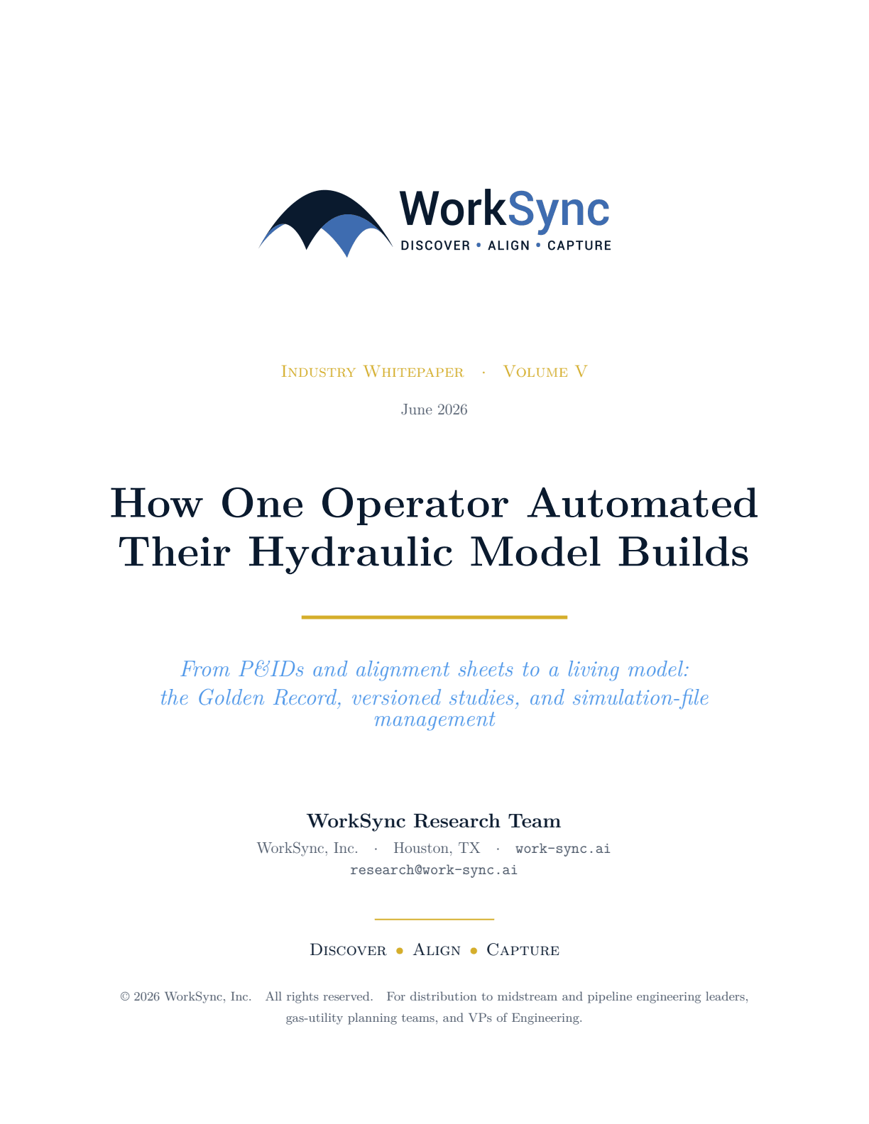 How One Operator Automated Their Hydraulic Model Builds: white paper cover